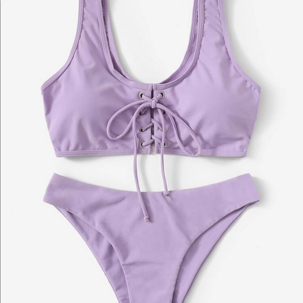 Purple bikini set